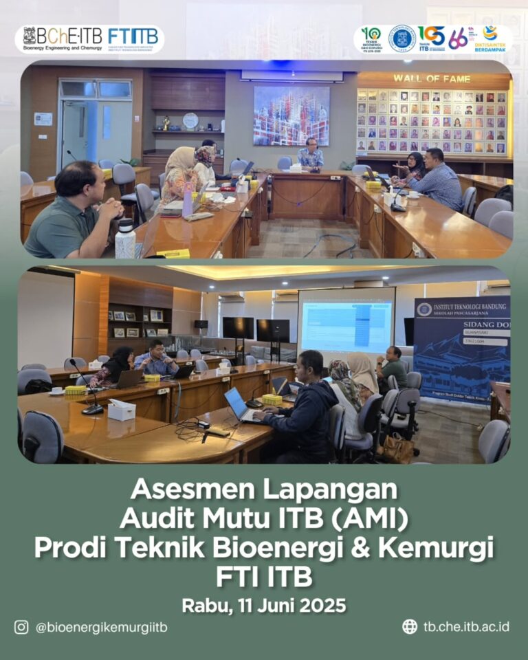 Asesmen Lapangan Audit Mutu Internal (AMI) dari ITB – Program Studi